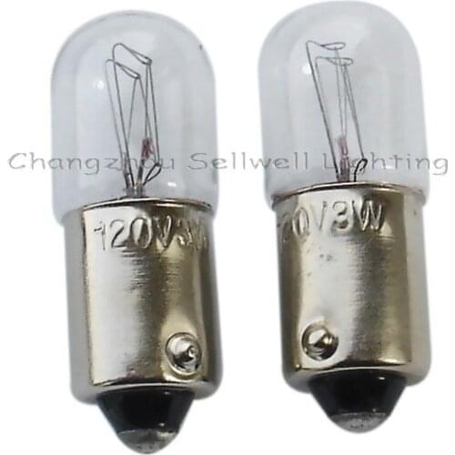 Miniature Lamp Bulbs Lighting Ba9s T10x28 120v 3w Ce A102
