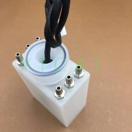 4PCS Ink sub tank 6 ways with level sensor for Infiniti Phaeton Wit-color Allwin solvent printer spt 510 konica Xaar printhead