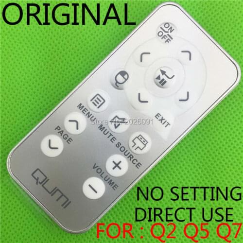 100% Original I/R Projector remote control QRC1VVK for Vivitek projector Q5 Q2 Q7 series QUMI parts