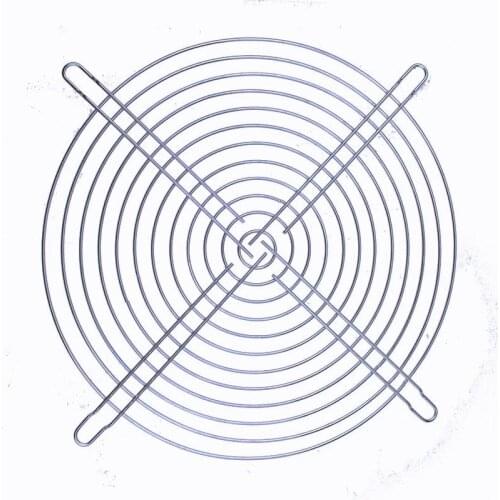 Gdstime 2 Pcs 200mm AC Fan Iron Net 20cm Fan Protective Cover Filter Fan Grill Metal Guard Protector Dustproof Net Steel