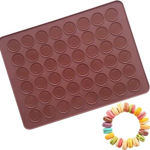 30/40 Cavity Silicone Baking Mat Macaron Mold Macaroon Pastry Oven Baking Mold Sheet Mat Cake Baking Pad Cooking Tools