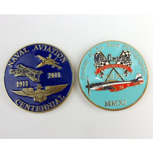 CENTENNIAL US NAVAL AVIATION CHALLENGE COIN soldier Military War Reenactments