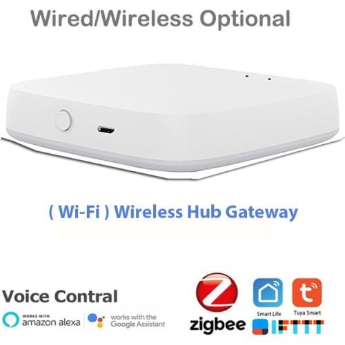 Tuya ZigBee 3.0 smart hub Smart Home bridge Wireless Remote Control Works with Alexa Google Assistant smart home Security kit