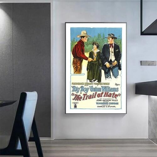 V0361 The Trail of Hate Vintage Classic Movie Wall Silk Cloth HD Poster Art Home Decoration Gift