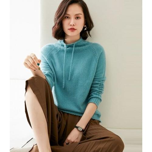 Adishree 2021 woman winter 100% Cashmere sweaters autumn knitted Pullovers High Quality Warm Female thickening Turtleneck