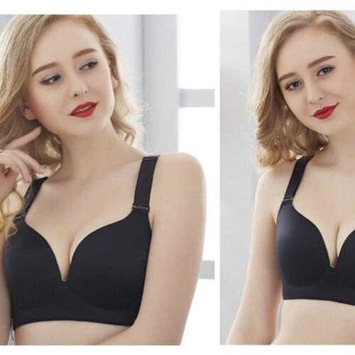 Large Size Women Bralette Bra Thin Style Push-up bras Large Bust Sexy Gorge Adjustable Full Cup Rimless Underwear