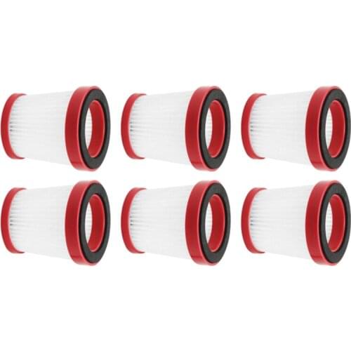 6Pcs for Xiaomi Deerma VC01 Handheld Vacuum Cleaner Accessories Replacement Filter Portable Dust Collector Aspirator