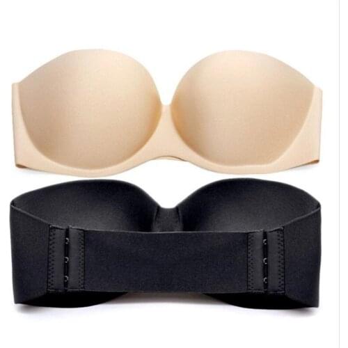 Sexy Invisible Bra Lingerie for Women Backless Seamless Strapless Bra Sexy Bralette Brassiere Crop Top Push up Bras Full Cup
