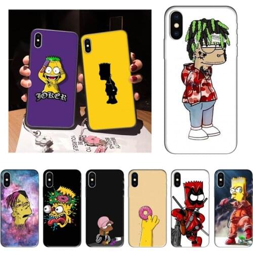 Cartoon Bart duff Phone Case For iPhone 12 Mini 11 Pro XS Max X XR 7 8 Plus