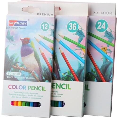 12/24/36 Colored Pencils Set Art Supplies For Drawing,Sketching Coloring Pensils For Adults Students Beginners And Artists