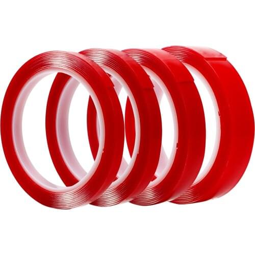 8/10/15/20mm*3m Car Double Side Tape Acrylic Foam Transparent Adhesive Multifunction Car Stickers Decoration Auto Glue Stickers