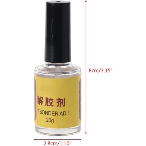 20g Glue Adhesive Superglue Remover Cleaner Debonder Bottle For UV Epoxy Resin XXUC