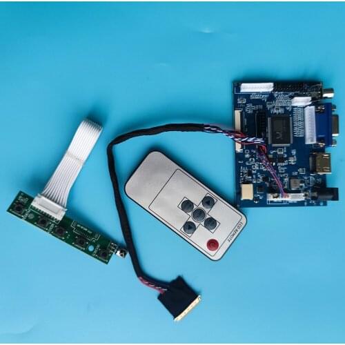 Kit Work for B156HW01 1920x1080 Controller Board Screen driver display LED HDMI 2AV remote VGA AV monitor LCD 40pin panel
