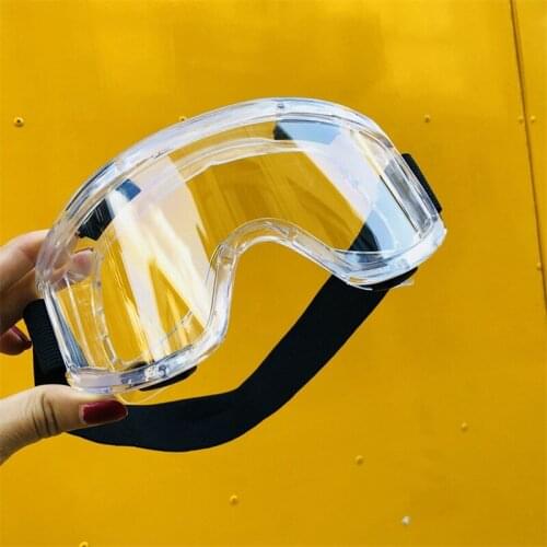 2021 New Clear Protective Face-Shield Oversized Goggle Sunglasses Women Men Cover Visor Glasses Anti-Spray Protective Eyeglasses
