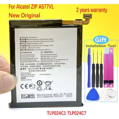 New Original Battery For Alcatel ZIP A577VL TLP024C1 TLP024C7 TLP024CJ TLP024CC Mobile Phone