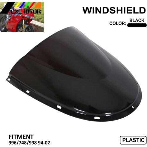 Motorcycle ABS Black Windshield Fairing Windscreen For Ducati 996 748 998 1994 1995 1996 1997 1998 1999 2000 2001 2002