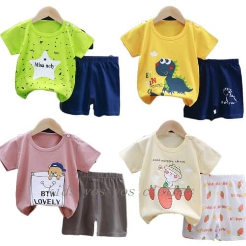 Boys Clothes 2021 Kids Sleepwear Pajamas Sets Nightwear Baby Toddler Cartoon Sleepwear Cotton Children Clothing Pyjamas Suits