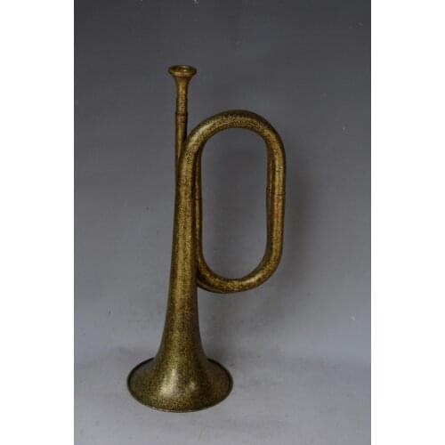 Rare World War II Old bugle, preserved
