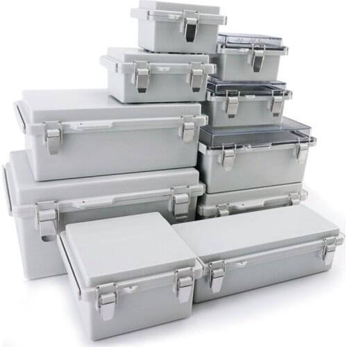 Dwaterproof waterproof electrical junction box with buckle switch is sealed outdoors