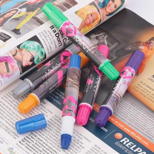 Rotation Pen Hair Makeup Washable Chalk Dye Stick Temporary 6 color easy use