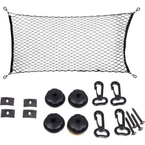 115*60cm Car Styling Trunk Box Luggage Net Elastic Storage Cargo Mesh Net Rear Tail Mesh Network With Full Auto Accessories