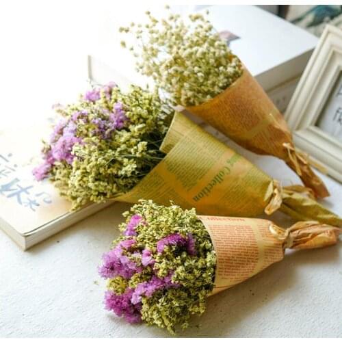 20 sheets Flower Wrapping Paper Newspaper Double Sided Wrap Creative Material Gift Flower Wrap Decor Art Craft Paper 50*70CM