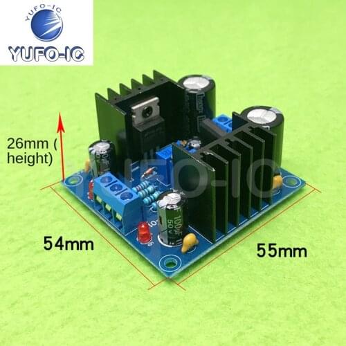 3pcs LM317 LM337 Tunable Filter Regulated Power Supply Board Suite Continuously Adjustable Output Voltage Power Supply Module
