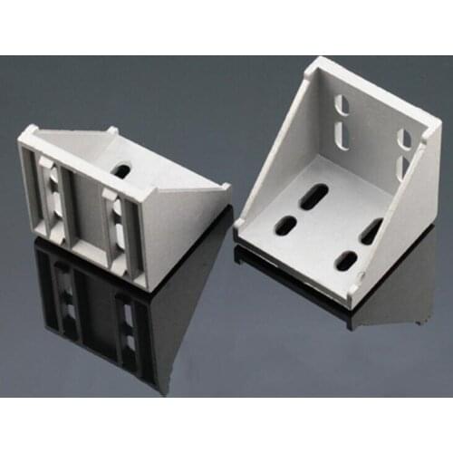 8080 aluminum right angle / heavy industrial aluminum fittings / connectors with screw X8