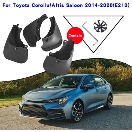 Car Fender Accessories For Toyota Corolla Altis E210 Sedan Saloon 2019-2020 Mudguards Splash Guards Fender Mudflaps Car Fender