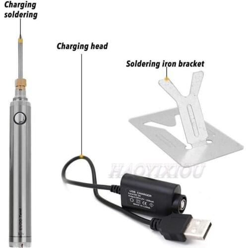 Battery DC 5v8w Portable Mini Electric Soldering Iron USB Interface Electric Welding Pen Welding Repair Tools Kit