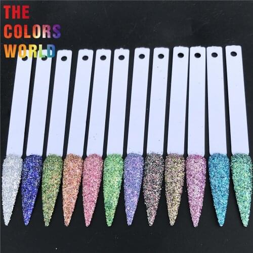 TCT-535 Chunky Nail Glitter Nail Art Decoration Brillo grueso Nail Art Decoration Body Art Makeup Tumbler Crafts DIY Accessories