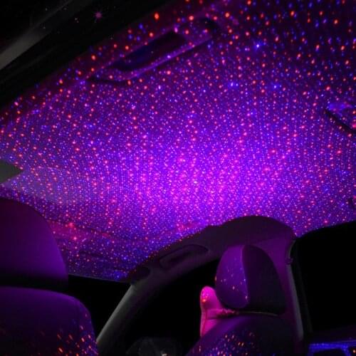 USB decorative LED lamp roof night light projector for Toyota Camry Corolla RAV4 Yaris Highlander/Land Cruiser/PRADO Vios Vitz