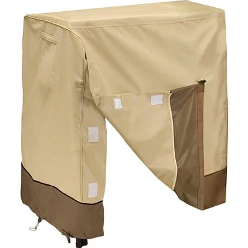 Rain Cover Windshield 210D Wood Brown Waterproof Oxford Fabric 8feet: Length 244 * Width 61 * Height 107cm Tu Yin Firewood Shed