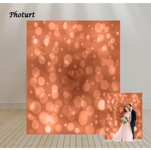 PHOTURT Rose Golden Photography Backdrop Wedding Birthday Party Background Aperture Vinyl Polyester Photo Studios Decorate Props