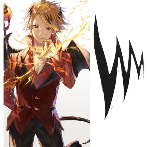 My Hero Academia Kaminari Denki Cosplay Headwear Black Flash Headpiece Hair Clip Hair Pin Halloween Costume Accessory