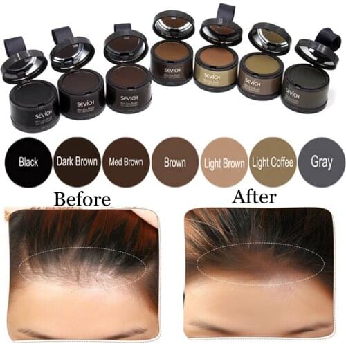 Hot Sale Hair Filling Powder Fluffy Thin Powder Pang Line Shadow Makeup Hair Concealer Root Cover Up Bald Coverage Makeup