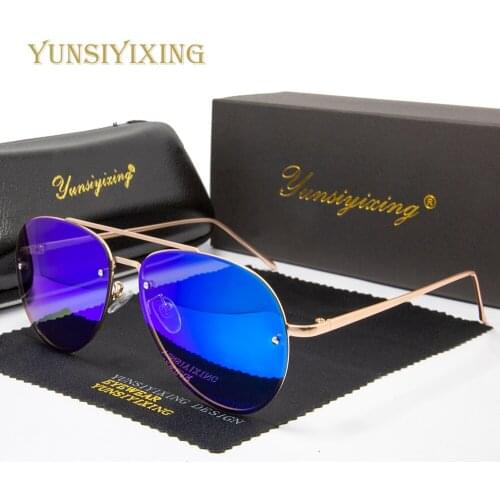 YUNSIYIXING Polarized Sunglasses For Men Pilot Fashion Glasses 6022 Anti-Reflective Driver Vintage Men Sunglasses gafas de sol