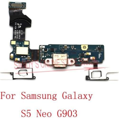 Charger Port For Samsung Galaxy S5 Neo S5neo G903 G903F SM-G903F USB Charging Charge Port Dock Board Jack Plug Flex Cable