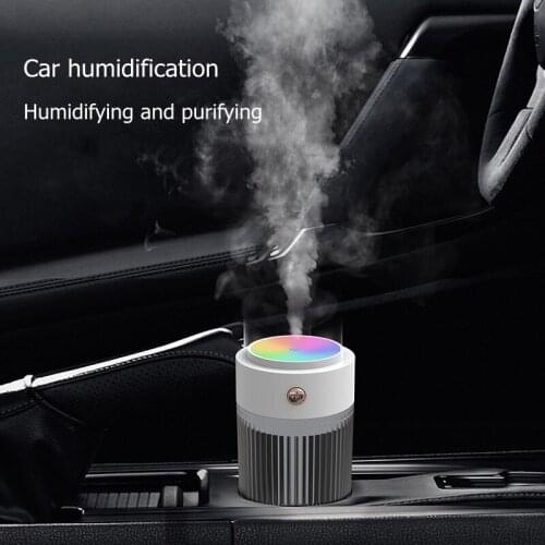 Portable Ultrasonic Humidifier USB Mini Mist Fogger Car Air Freshener Purifier With 7 Color Light Umidificador for Home Office