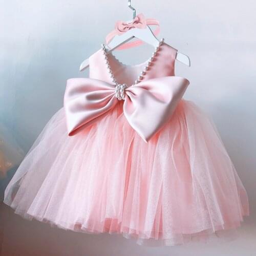 Christmas Girls Wedding Dress For Baby Tutu Princess Dress Infant vestidos 1 Year Birthday Party Baptism Dress Newborn Clothes