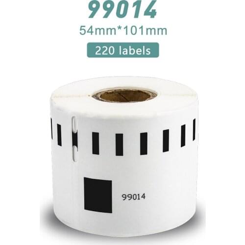 UniPlus 220pcs Thermal Paper Compatible Dymo 99014 Label Roll 54*101mm Shipping Address Label Sticker for Dymo LabelWriter Print