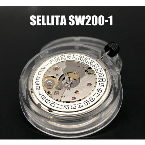 SELLITA SW200-1 Automatic Mechanical Movement Swiss-Made 26 Jewels Original Standard Swiss Movement (Compatible to ETA 2824)
