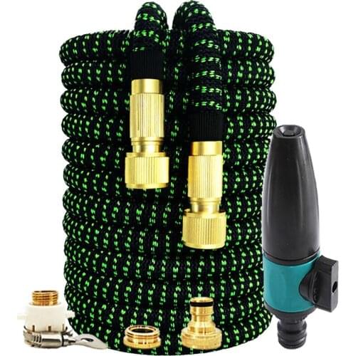 Hose Gun Hot Sale Retractable Hose Expandable Magic Hose For Car Wash Gardening Hose High Pressure Greenhouse Watering Hose