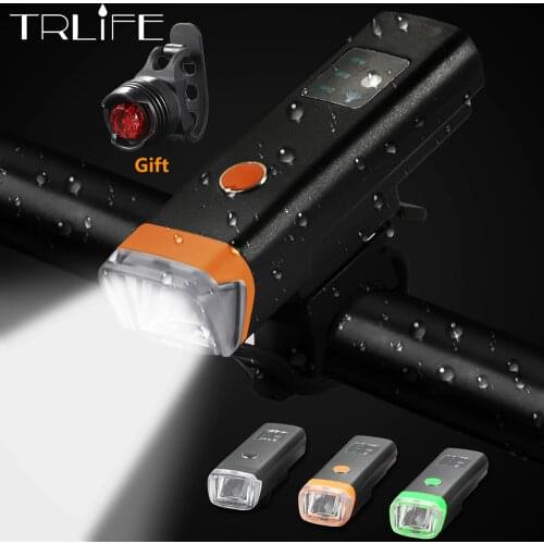 10000 Lumens Bike Front Light Induction Bicycle Light Built-in 2000mAh USB Charging Cycling IPX6 Waterproof Torch Bike Headlamp