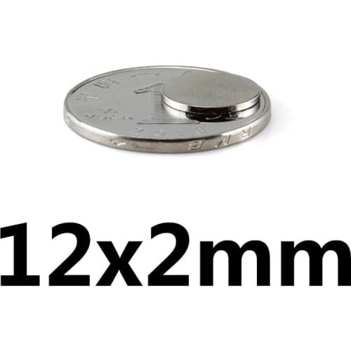 10/20/50pcs 12x2 mm Permanent Round Magnet 12mmx2mm Neodymium Magnet N35 12mmx2mm Fridge Mini Strong Magnetic Magnets 12*2 mm