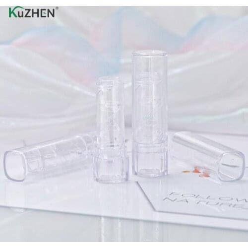 2021 Cosmetic Lipstick Bottles DIY Chapstick Lip New Fashion Empty Clear Transparent Lip Balm Tubes Containers