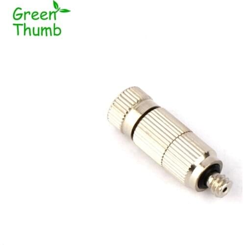 30pcs 3/16" Male Thread Brass Nozzle High Low Pressure Mist Nozzles with Ceramic Filter Sprayer Head Aperture 0.1~0.8mm