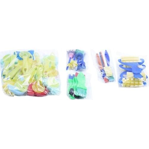 30pcs Children Sponge Paint Brushes Drawing Tools for Children Early Painting Arts Crafts DIY