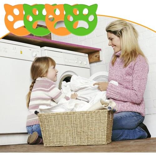 4Pack Pet Hair Remover Washing Machine Accessory Cat Dog Fur Lint Hair Remover Cats and Dogs Hair Catcher For Dryer Laundry