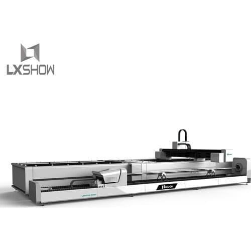 Exchange platform automatic rotary metal square tube laser cutter fiber laser round pipe cutting machine 1530